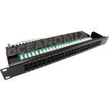 3pcs Voice Panel 50 Portas Rj45 Padrão Rack Telecom 1u Cat3