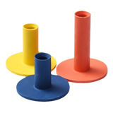 3pcs Borracha Tee De Golfe Parque T Forma Profissional