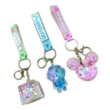 3pcs Frasco Flutuante Porta chaves Bolsa Escolar Ornamentos