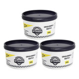 3pcs Graxa Branca Náutica Automotiva Uso Geral 500gr Gitanes