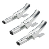 3pcs Prata Alta Pressão Injector De Óleo Bloqueio Clamp Tipo
