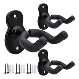 3pcs Suporte De Parede Do Gancho De Parede Da Guitarra