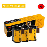 3rolls Filme Negativo Colorido Kodak Proimage100