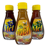 3un. Mel 100% Natural Silvestre, Laranjeira E Eucalipto 500g