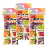 3un Goma De Mascar Chiclete Pack 7 Sabores - Marukawa