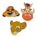 3un Pin Botton Disney Trio Rei