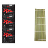 3un Alga Sushi Nori Edomae 10 Folhas Esteira Enrolar Sushi