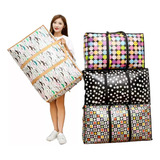 3un Sacola Sacolão Sacoleira Extra Grande Bolsa Viagem 80cm