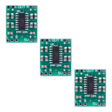 3x Amplificador Mini Digital 2x3w 5v Pam8403