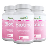 3x Biotina Bionatus 60 Caps