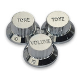 3x Botão De Volume Tone Knob