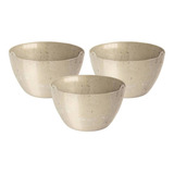 3x Cachepô Elegance Cuia 01 (4l) Travertino Nutriplan