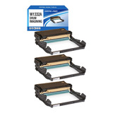 3x Cartucho Cilindro Drum W1332a 332a W1332ac M432 M432fdn