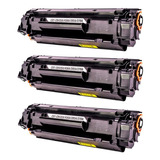 3x Compatível Toner Hp Laser P1102w