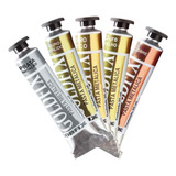 3x Goldfix Pasta Metálica 20ml Corfix Pátina Cera Cores