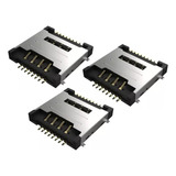 3x Leitor Duplo Slot Chip Dual Chip Celular Rural Fixo Mesa