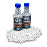 3x Munição Airsoft Bbs 0.20g 6mm Com 300 Bolinhas
