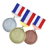 3x Ouro Prata Bronze Medalhas Vencedor Medalhas Estilo C