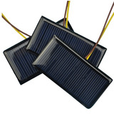 3x Painel Solar 5v + Fios