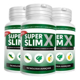 3x Potes De Super Slim X 180 Cápsulas Original