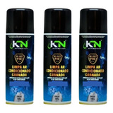 3x Spray Com Sonda 320ml Limpa Ar Condicionado Higienizador 