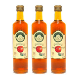 3x Vinagre De Maçã Orgânico 500ml