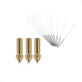 3x Bicos Nozzle 0 4mm 3d Creality K1 10 Agulhas Impressora