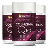 3x Coq10 Coenzima Q10-100mg Vita E 180 Comprimidos