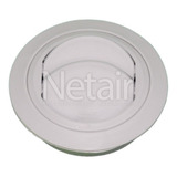 3x Difusor Ar Condicionado Universal 60mm Redondo Cinza