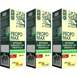 3x Extrato De Própolis Verde Propomax Sem Alcool Apisflora