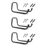 3x Gancho Pendurar Bicicleta Parede Suporte Bike Horizontal