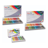 3x Giz Oil Pastel Oleo Pentel 2 X 50 Cores 1 X 12 Cores