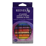3x Giz Pastel Oleo Reeves 12 Cores frete barato 