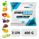 3x Hydramaxi Isotônico Carbo Energia Intra Treino 400g