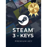 3x Jogos Premium Steam