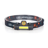 3x Lanterna Cabeça Capacete Recarregavel Led