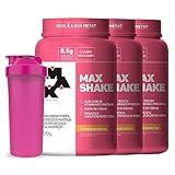 3x Max Shake 400g CADA Coqueteleira Max Titanium Vitamina De Frutas 