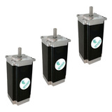 3x Motores De Passo Nema 23 28kgf cm 3a Cnc Router