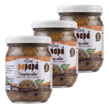 3x Papinha Orgânica Papapá Arroz Feijão Carne Legumes 180g