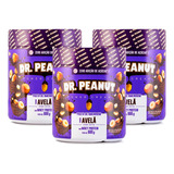 3x Pasta De Amendoim Com Whey Protein 600g Dr Peanut Sabor Avelã