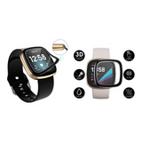 3x Pelicula 3d Protetor Proteção Para Relógio Fitbit Versa 3
