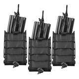 3x Porta Magazine Invictus 5 56 Colete Molle Cinto Tático
