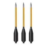 3x Seta Flecha Alumínio Nautika 16 Cm Balestra 50 80 Libras