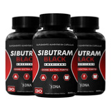 3x Sibutram Black Dose Extra Forte Detox Americano