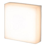 3x Stl21700br 30 Arandela Ice Quadrada 7 5w 3000k Stella
