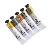 3x Tinta A Óleo Corfix 37ml Metálica Escolha A Cor