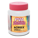 3x Tinta Pva Branco 519 Arte Artesanato Acrilex 250ml promo
