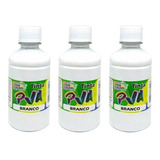 3x Tinta Pva Fosco 500ml True E Colors Branco