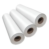3x três  Bobina De Papel Sublimático 914x100m 60gr