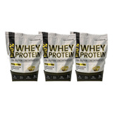 3x Whey Refil 2kg Protein Saboroso Envio Imediato